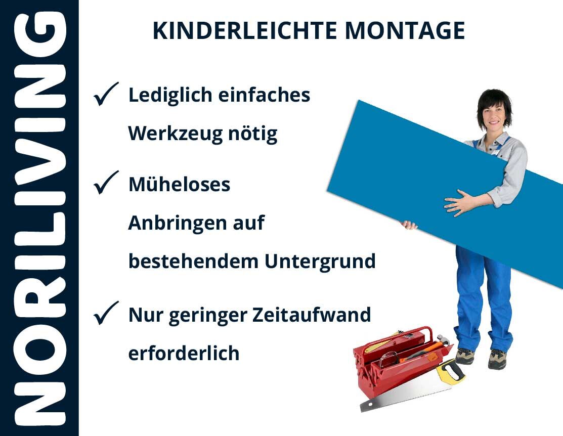 Aufzählung der Vorteile einer Küchenrückwand aus Aluverbund