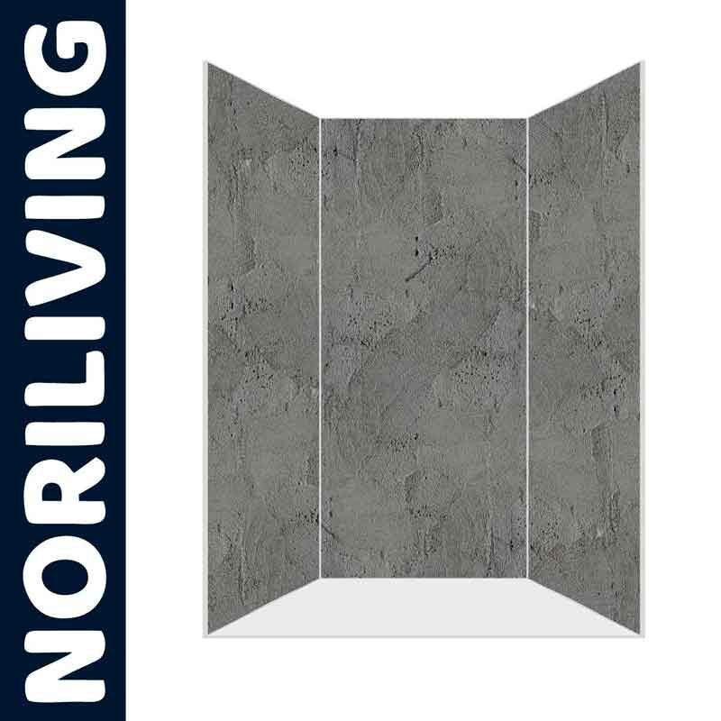 Dekorativer Raumteiler in Betonoptik von Noriliving, ideal zur Raumgestaltung und Abtrennung