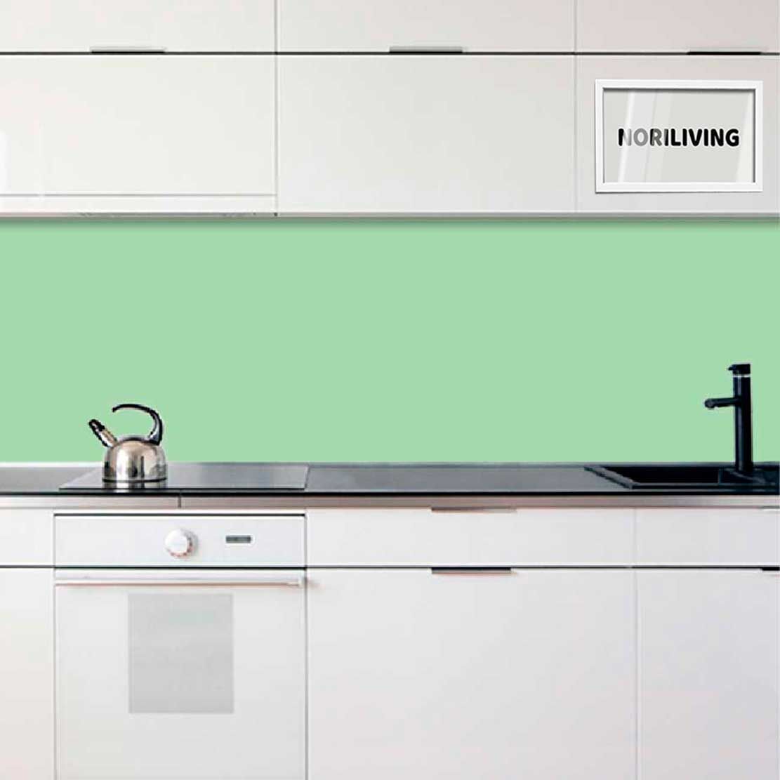 Fliesenspiegel Alu 1-4 teilig Unifarbe Grün 2320
