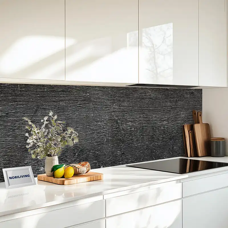 Küchenrückwand Alu Schwarze Holzstruktur Querformat 726 Küchenrückwand Alu Schwarze Holzstruktur Querformat 726
