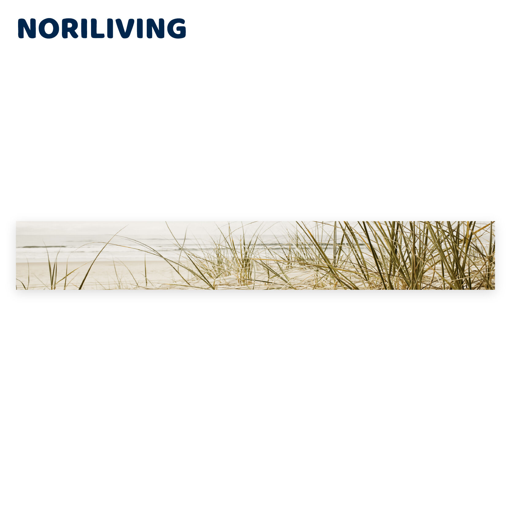 Panorama-Wandbild mit Strandgras, ideal für stilvolle Wohnräume