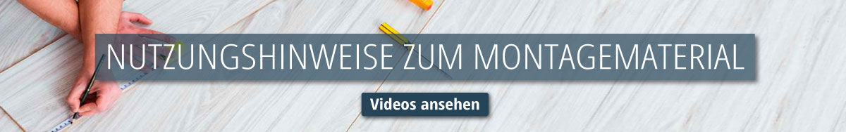 Kategoriebanner Montagematerial