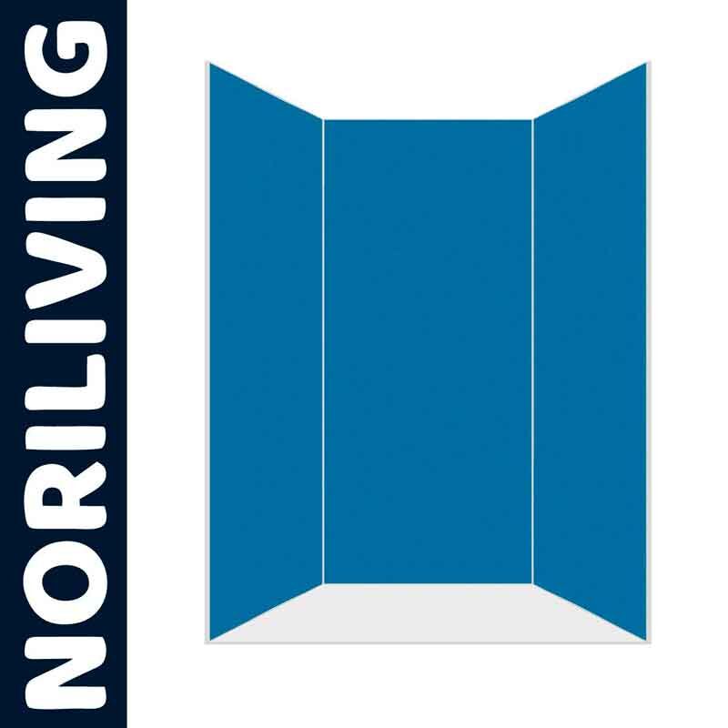 Blauer Paravent von NORILIVING zur Raumaufteilung