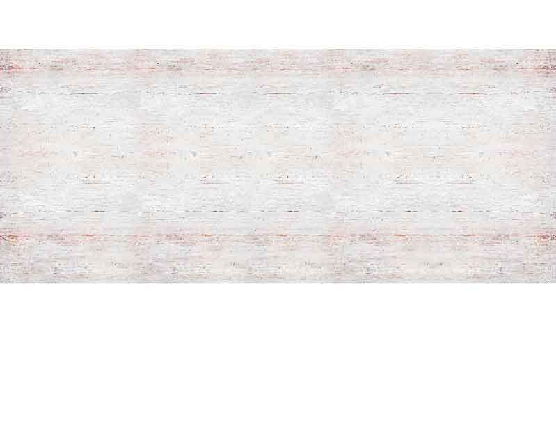 Moderne minimalistische Wanddekoration aus Holz in Shabby-Chic-Optik mit dezentem weißem Finish