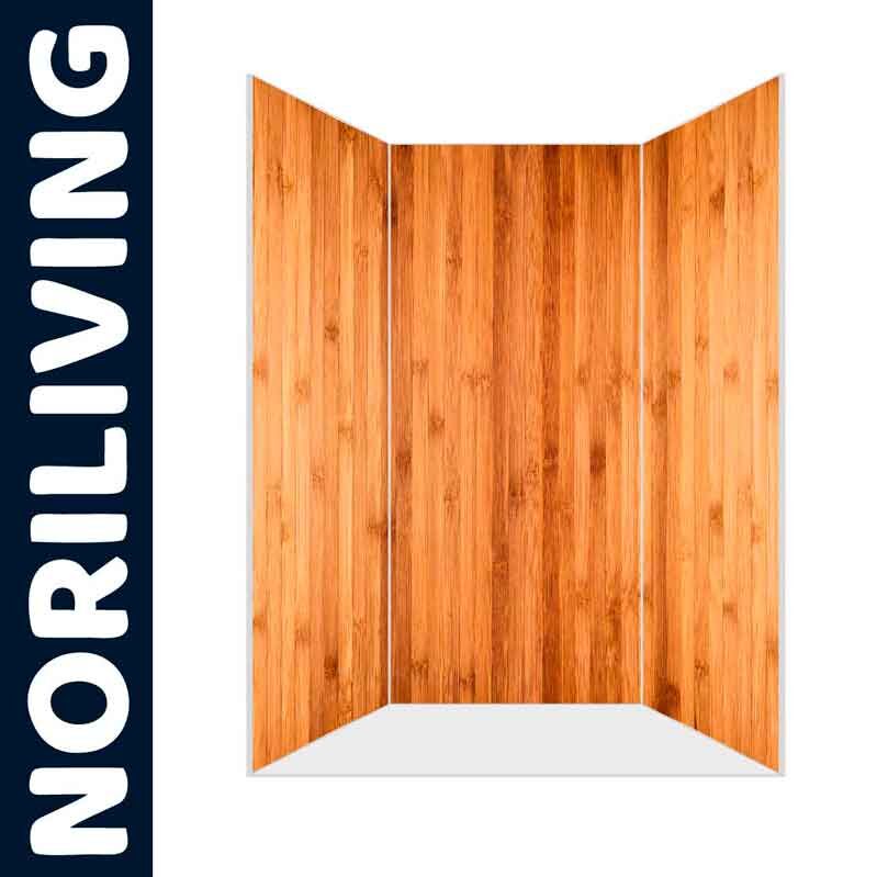 Moderner Raumteiler mit Holzoptik von NORILIVING