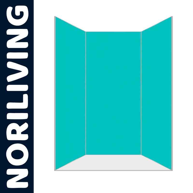 Dreiteilige grüne Trennwand von Noriliving