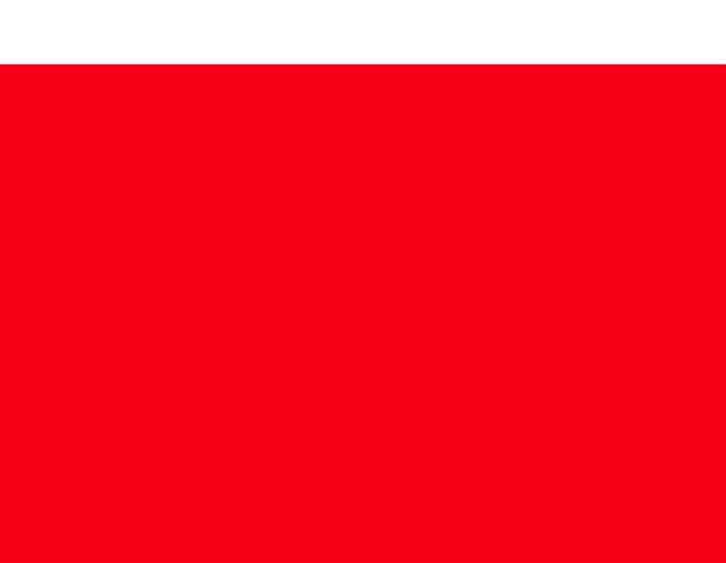Ein schlichtes rotes Bild ohne Muster oder Motive.