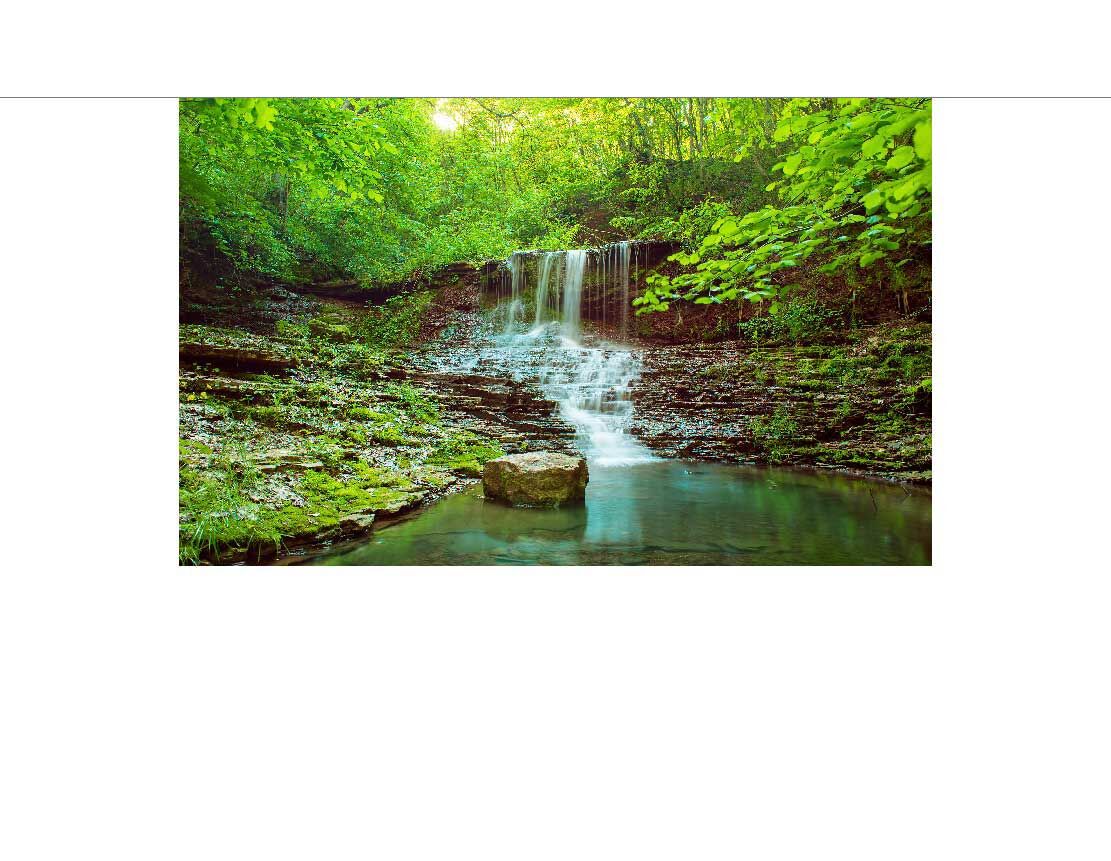 Schamwand Alu Wasserfall im Hochgebirge 179