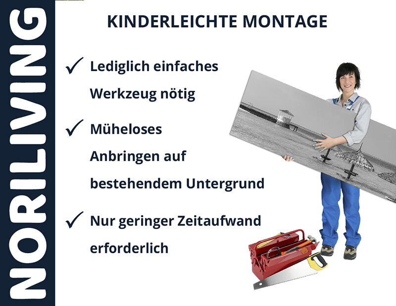 Aufzählung der Vorteile einer Küchenrückwand aus Aluverbund