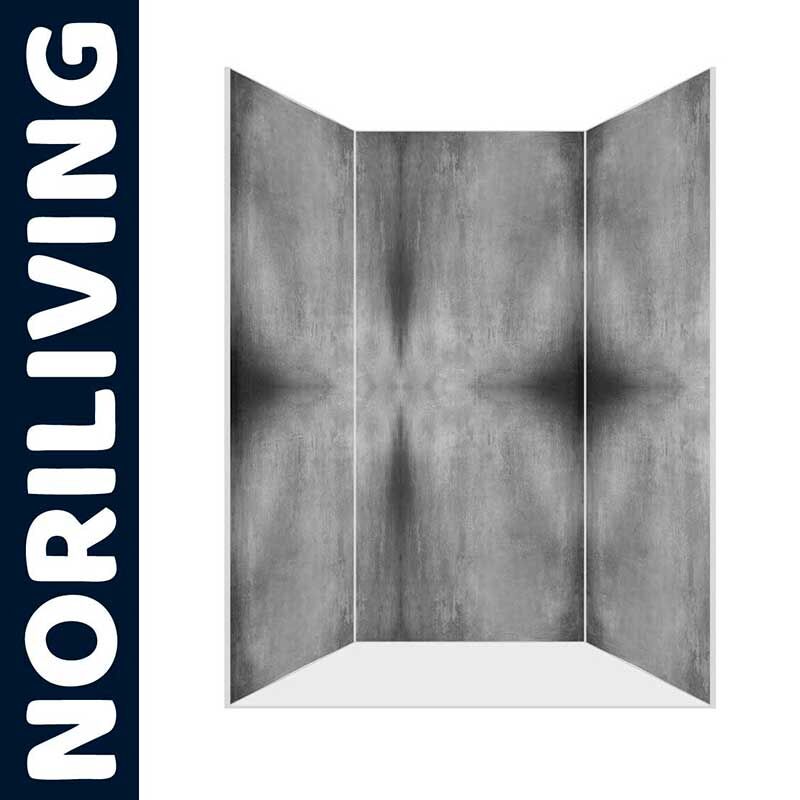 Dekorativer Raumteiler mit Betonmuster von NoriLiving, ideal zur Raumgestaltung.