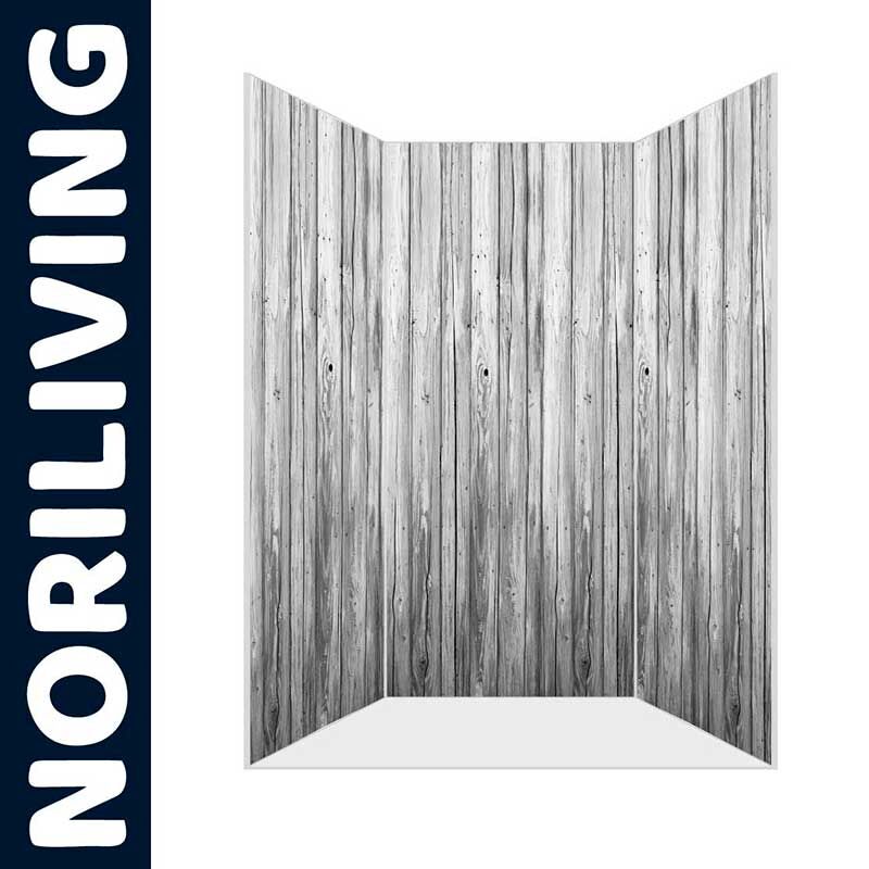Noriliving Raumteiler in Holzmuster zur Raumgestaltung