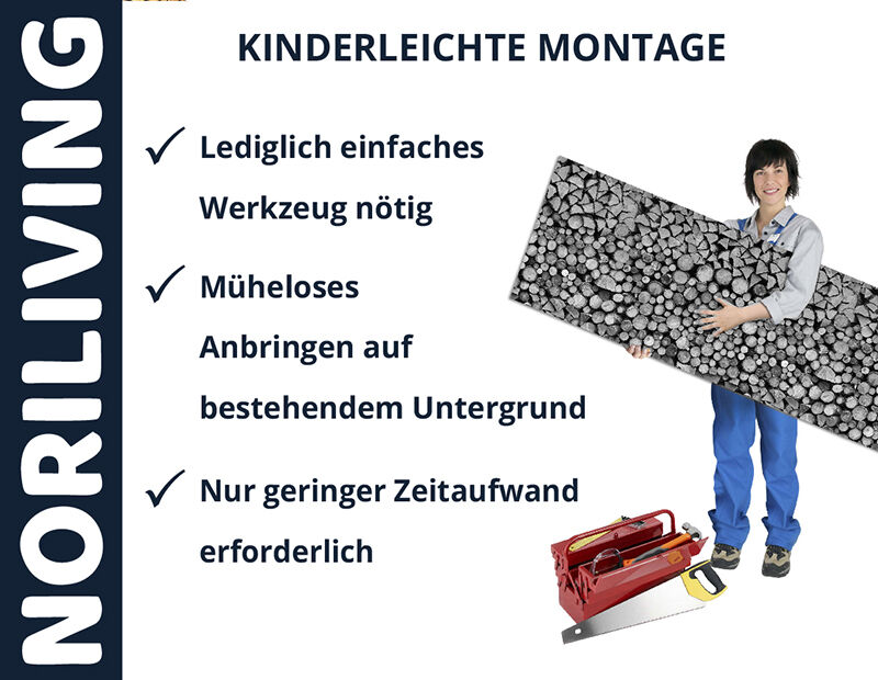 Aufzählung der Vorteile einer Küchenrückwand aus Aluverbund