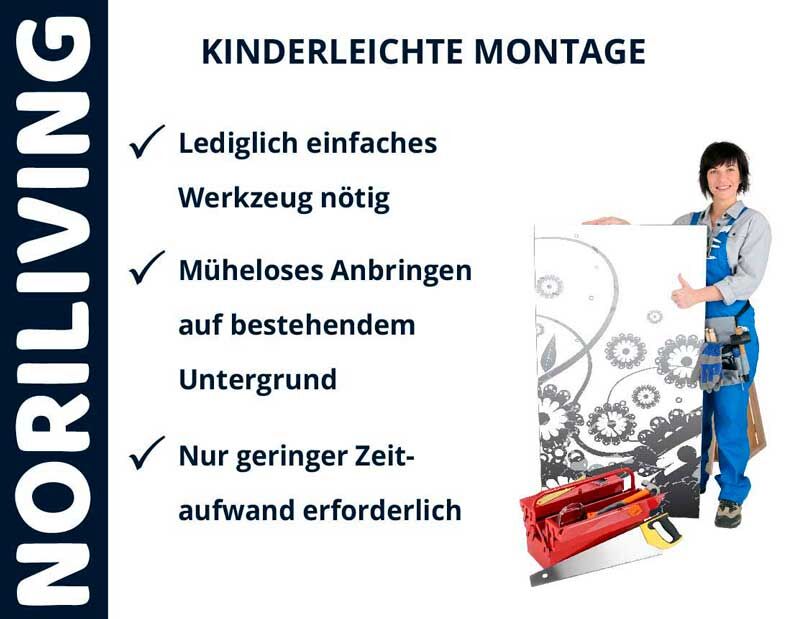 Montageanleitung von Noriliving mit einfacher Werkzeugnutzung und geringem Zeitaufwand
