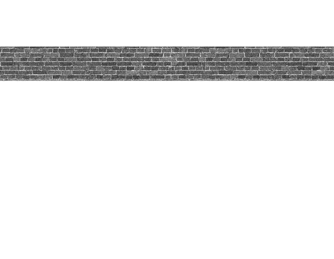 Ansicht des Motivs Rote Backsteinmauer 459 schwarz-weiß
