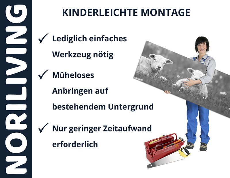 Aufzählung der Vorteile einer Küchenrückwand aus Aluverbund