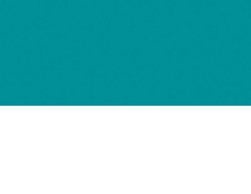 Ein Bild mit einer horizontalen Unterteilung, oben in Türkis und unten in Weiß, simpel und minimalistisch gestaltet.