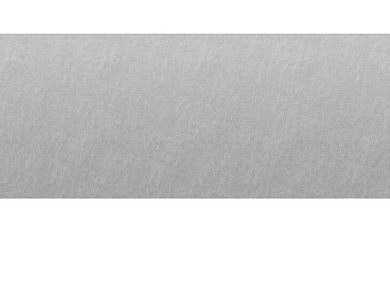 Bild eines glatten grauen Metallblechs mit gleichmäßiger Oberfläche