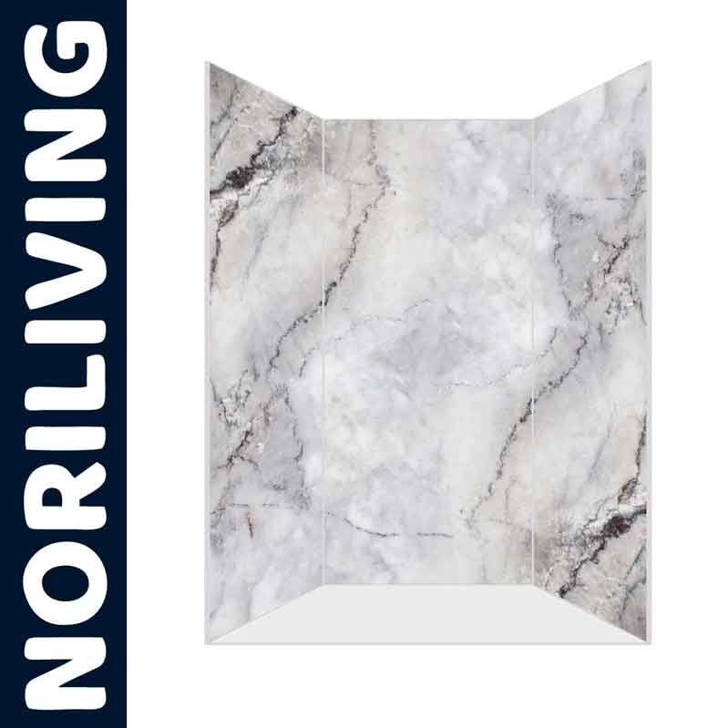 Dekorative Trennwand in Marmoroptik von NORILIVING