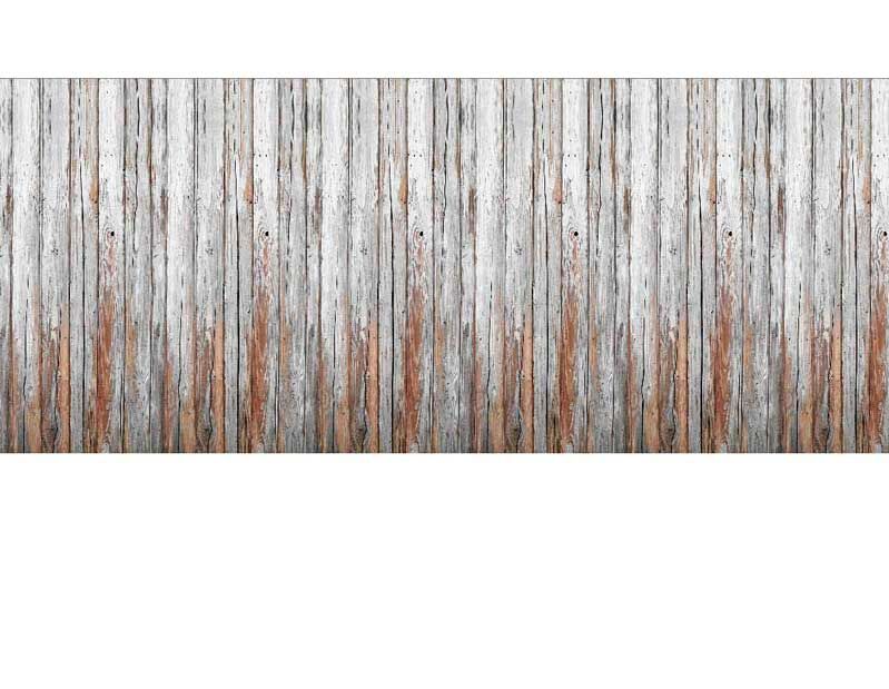 Rustikale, vertikale Holzlatten mit weißer und brauner Patina als Hintergrund