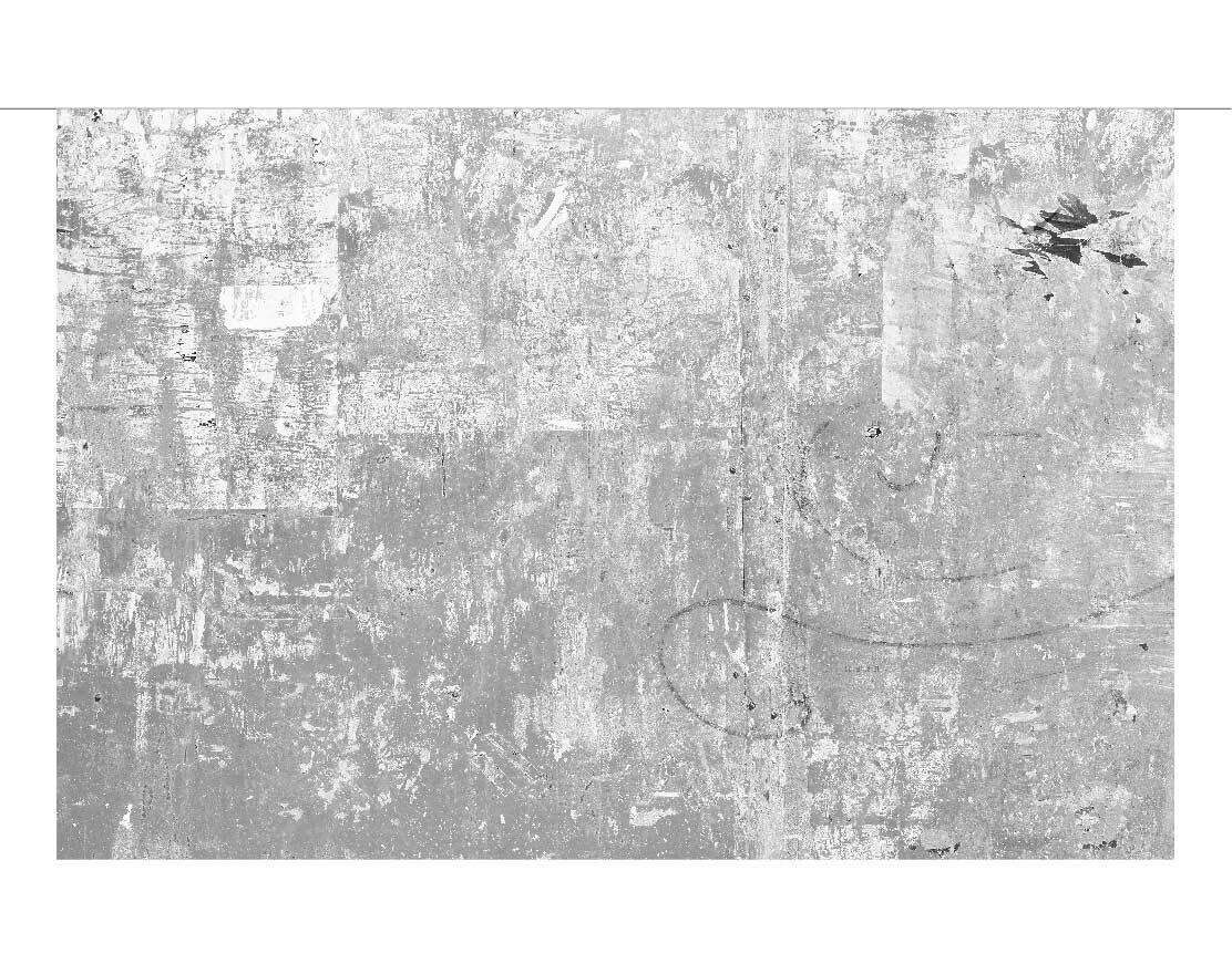 Ansicht des Badrückwand-Motivs Grunge graue Metallwand 436 schwarz-weiß