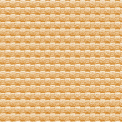 Nahaufnahme eines strukturierten, orangefarbenen Stoffmusters