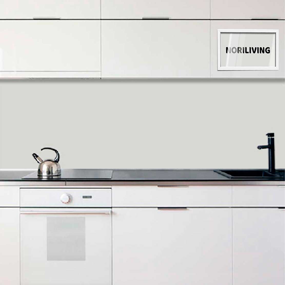 Fliesenspiegel Alu 1-4 teilig Unifarbe Grau 2371