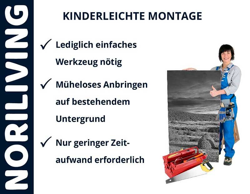 NORILIVING Montageanleitung: Einfaches Anbringen mit geringem Zeitaufwand