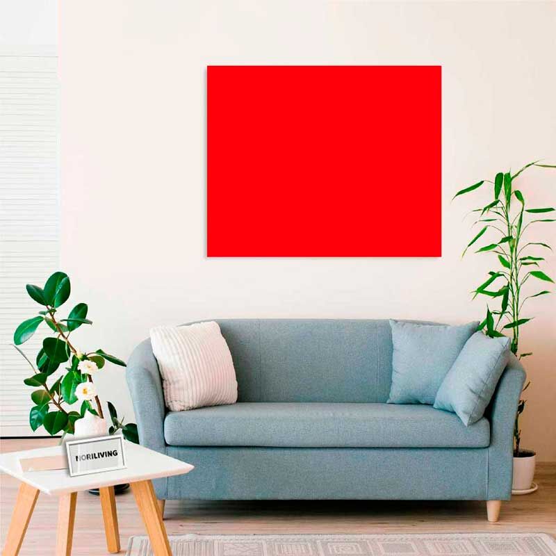 Wandbild Alu Unifarbe Rot 2338