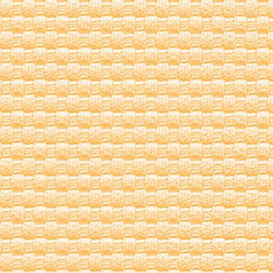 Nahaufnahme eines gelben Waffelstruktur-Stoffs
