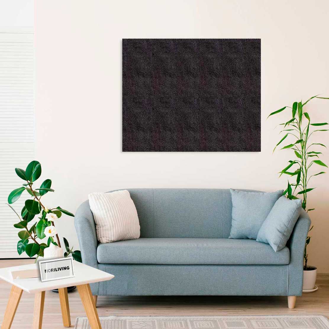 Wandbild über dem Sofa mit Motiv Asphalt-Textur dunkel 455