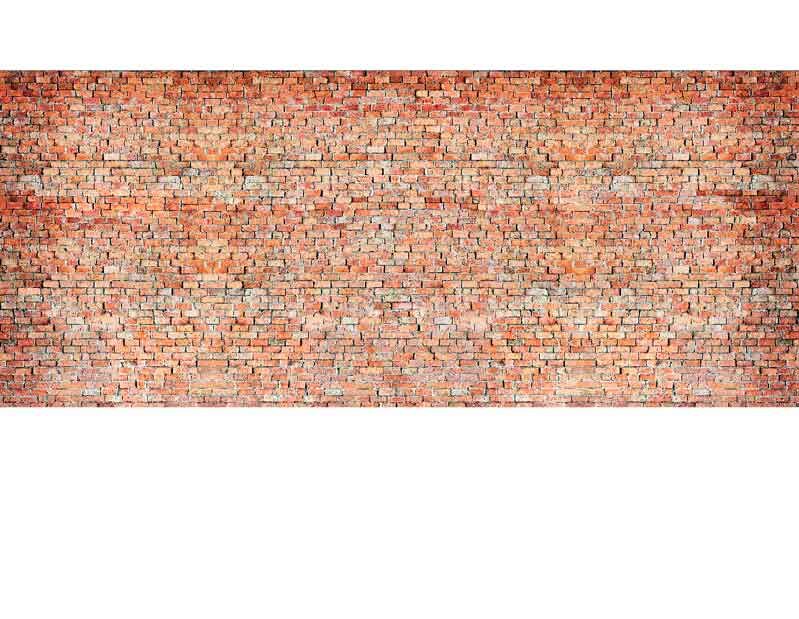Rote Ziegelsteinmauer aus Backstein mit Textur