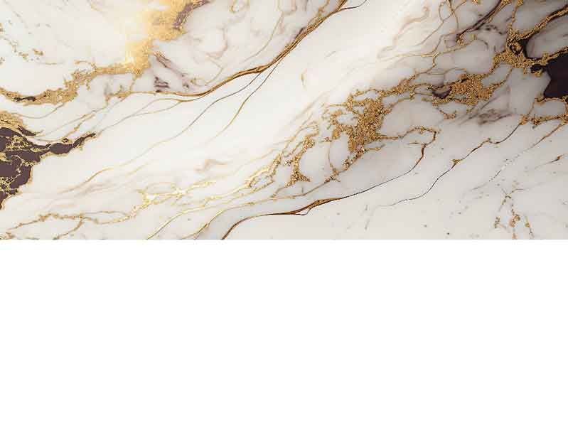 Abstraktes Design mit marmoriertem Muster und goldenen Verzierungen