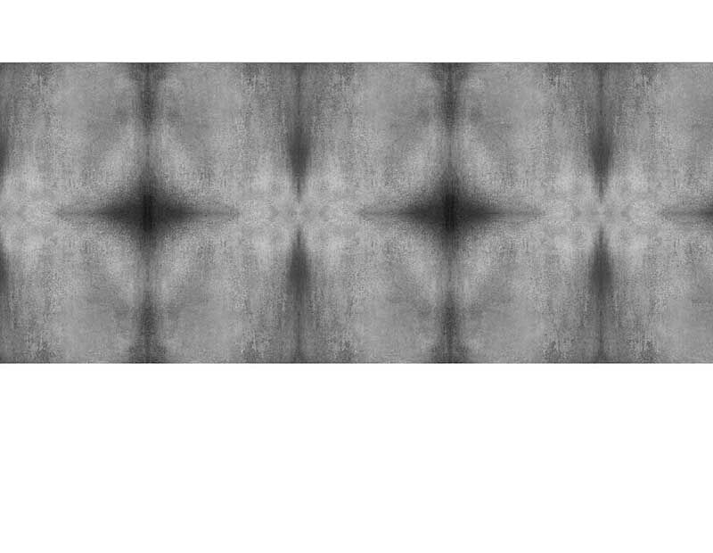 Graue Betonoberfläche mit symmetrischem, verschleiertem Muster