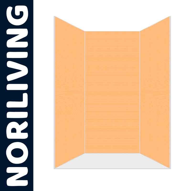 Hellbraunes modulares Drehtürsystem von NORILIVING mit klarem, zeitgenössischem Design