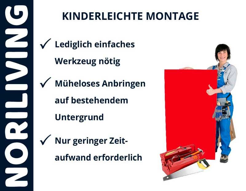 Noriliving Anleitung zur einfachen Montage mit minimalem Werkzeug
