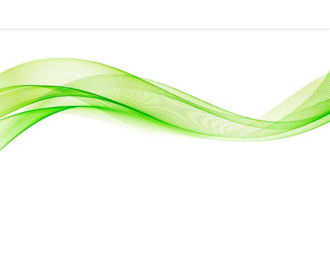 Grafik mit geschwungenen grünen Linien auf weißem Hintergrund