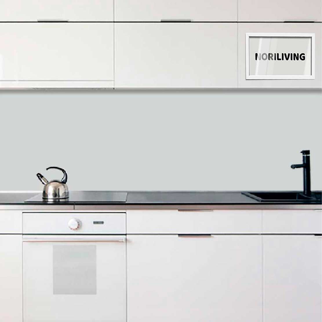 Fliesenspiegel Alu 1-4 teilig Unifarbe Grau 2351