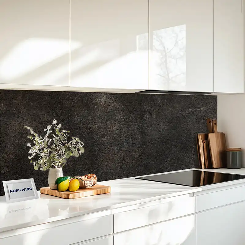 Küchenrückwand Alu Alte Schwarze Holzwand 447 Küchenrückwand Alu Alte Schwarze Holzwand 447
