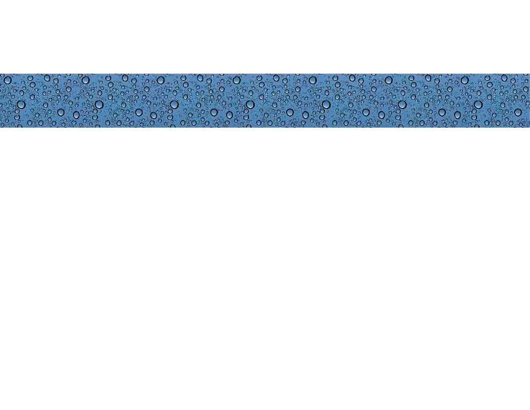 Schmales Band mit blauer Wassertropfenmusterung