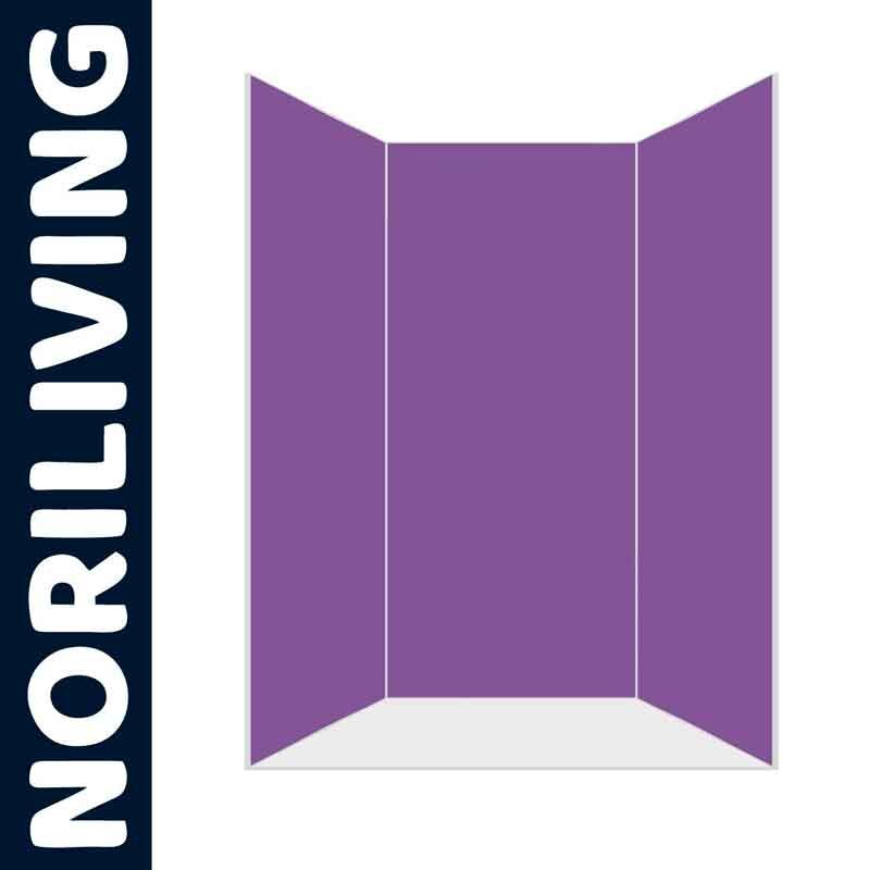Dreiflügeliger lila Raumteiler von NORILIVING