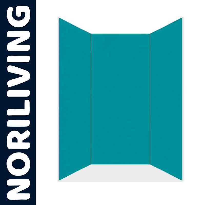 Türkiser Design-Paravent der Marke NORILIVING