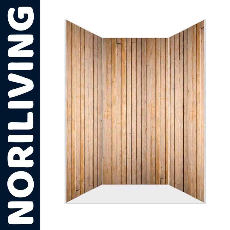 Holz-Raumteiler von NORILIVING mit natürlichem Design