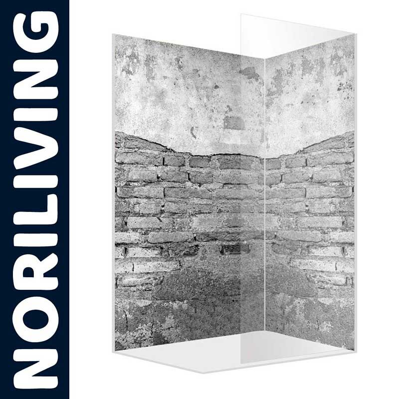 Schicke Wandverkleidung in Ziegeloptik von Noriliving, ideal für stilvolle Raumgestaltung