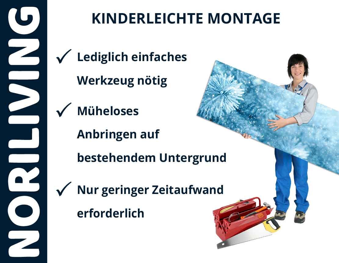 NORILIVING einfach zu montierende Produkte mit geringem Werkzeugbedarf und Aufwand