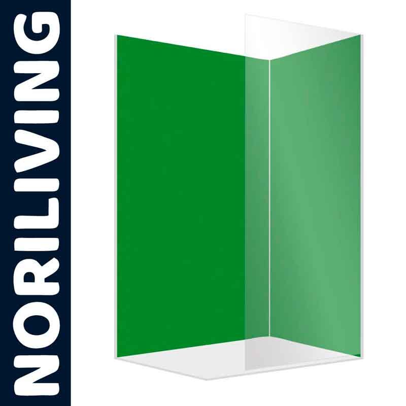 Mehrfarbige Duschabtrennung von Noriliving