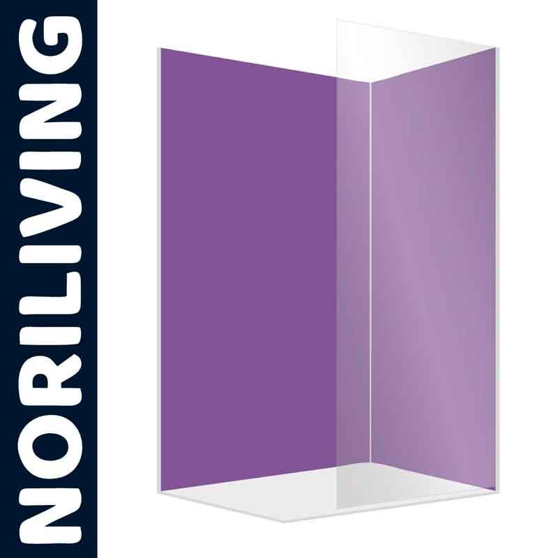 Duschabtrennung von Noriliving in elegantem Violett