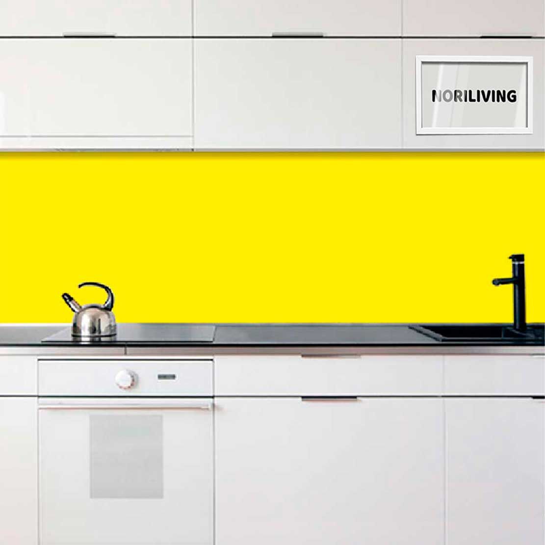 Fliesenspiegel Alu 1-4 teilig Unifarbe Gelb 2367