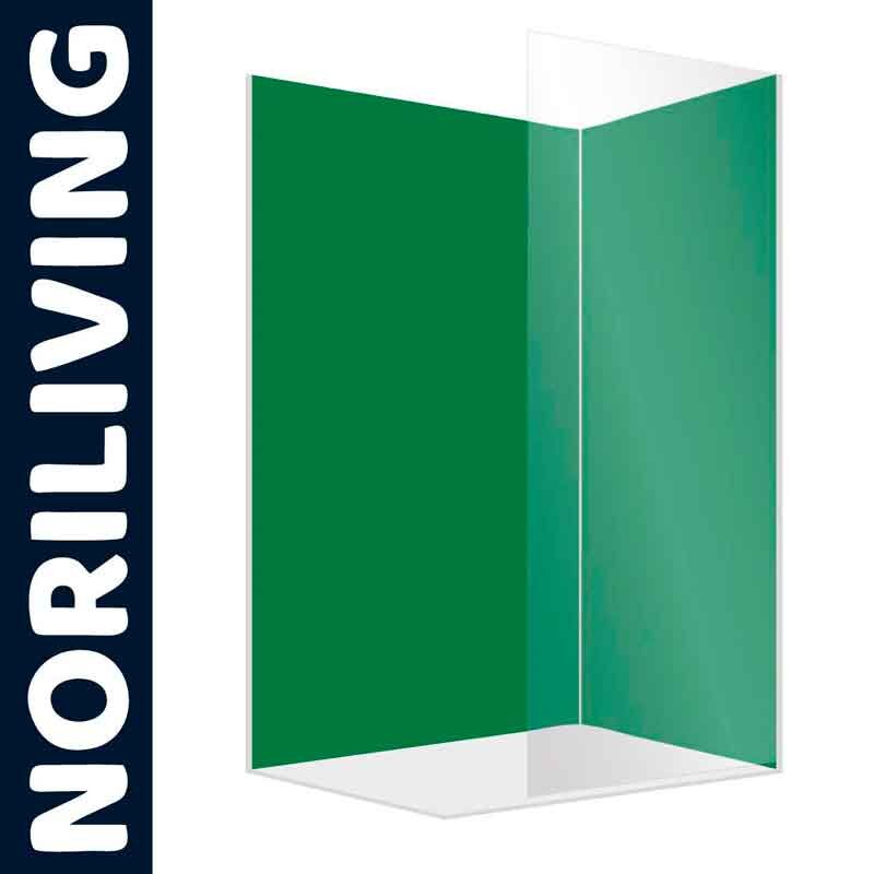 Faltbare grüne Duschwand von Noriliving