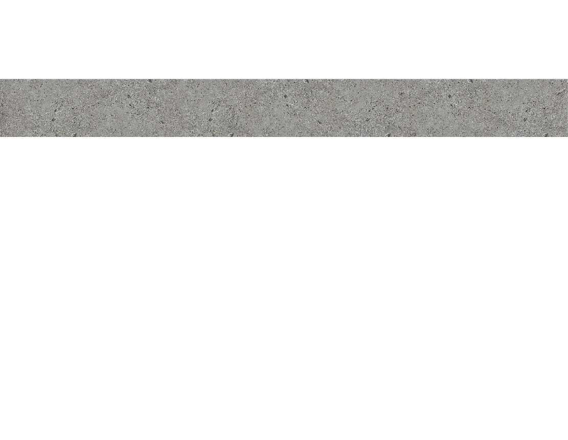 Graue Fliesenbordüre in Betonoptik, ideal zur modernen Raumgestaltung
