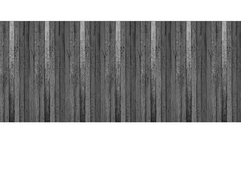 Holzwandverkleidung mit grauen, vertikal verlaufenden Brettern